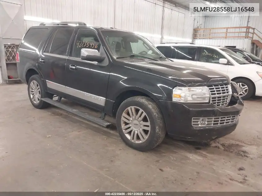 2008 Lincoln Navigator VIN: 5LMFU28558LJ16548 Lot: 42235456