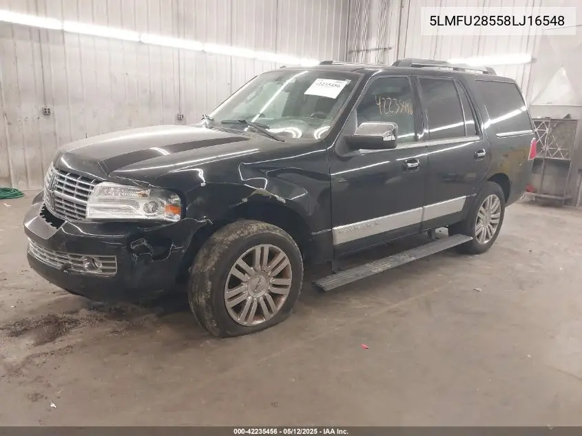 2008 Lincoln Navigator VIN: 5LMFU28558LJ16548 Lot: 42235456