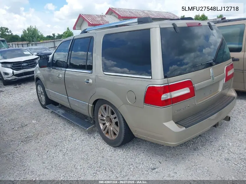 2008 Lincoln Navigator VIN: 5LMFU27548LJ12718 Lot: 42601324