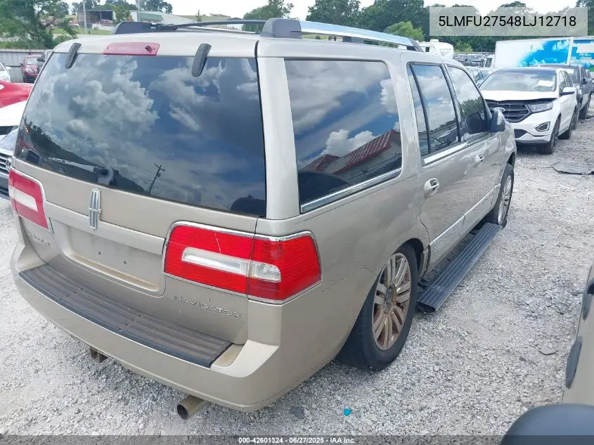 2008 Lincoln Navigator VIN: 5LMFU27548LJ12718 Lot: 42601324