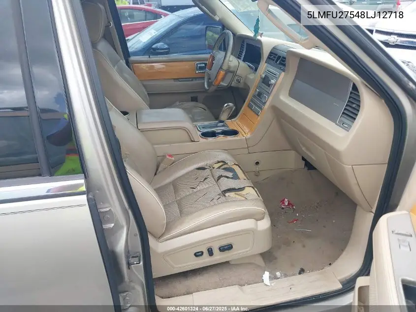 2008 Lincoln Navigator VIN: 5LMFU27548LJ12718 Lot: 42601324