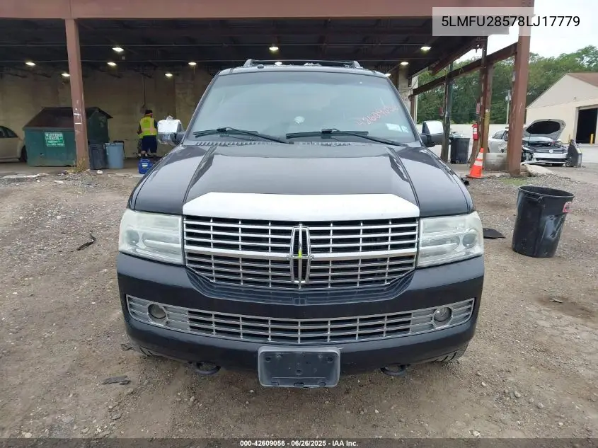 2008 Lincoln Navigator VIN: 5LMFU28578LJ17779 Lot: 42609056