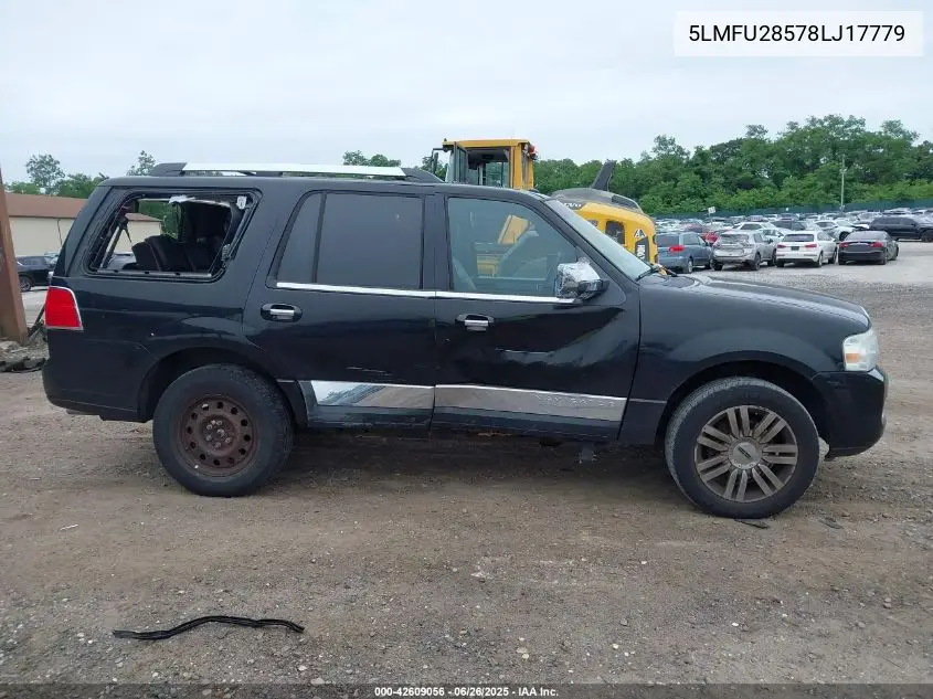 2008 Lincoln Navigator VIN: 5LMFU28578LJ17779 Lot: 42609056
