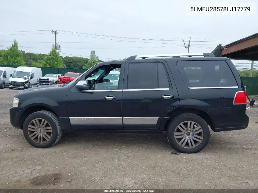 2008 Lincoln Navigator VIN: 5LMFU28578LJ17779 Lot: 42609056