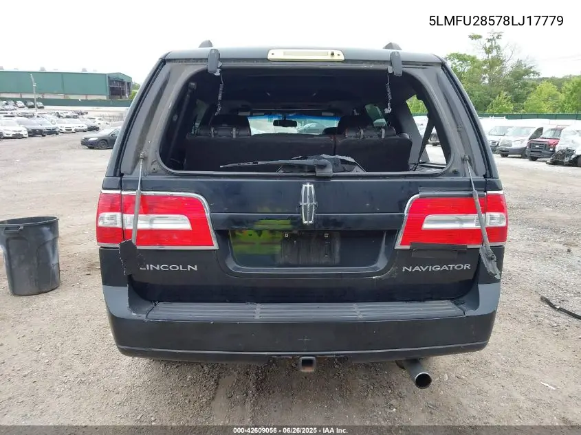 2008 Lincoln Navigator VIN: 5LMFU28578LJ17779 Lot: 42609056