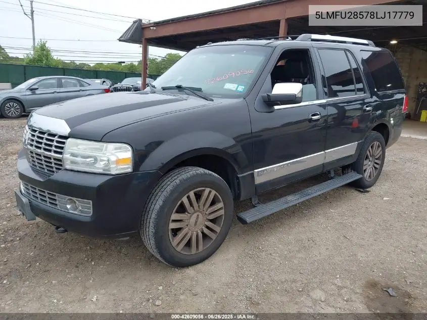 2008 Lincoln Navigator VIN: 5LMFU28578LJ17779 Lot: 42609056