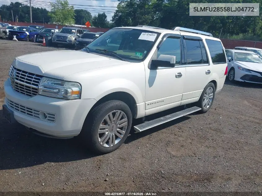 2008 Lincoln Navigator VIN: 5LMFU28558LJ04772 Lot: 42753977