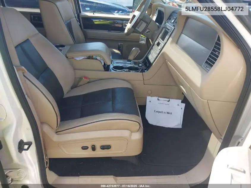 2008 Lincoln Navigator VIN: 5LMFU28558LJ04772 Lot: 42753977