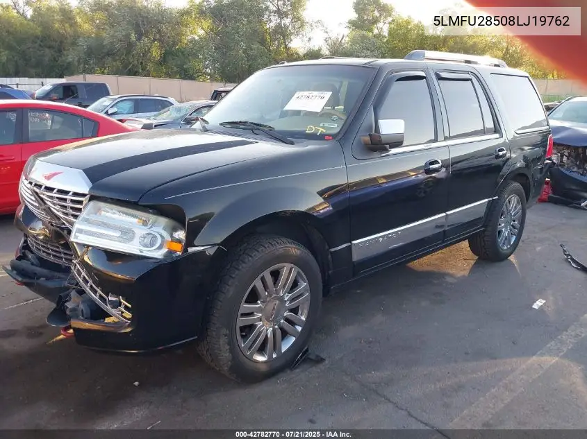 2008 Lincoln Navigator VIN: 5LMFU28508LJ19762 Lot: 42782770