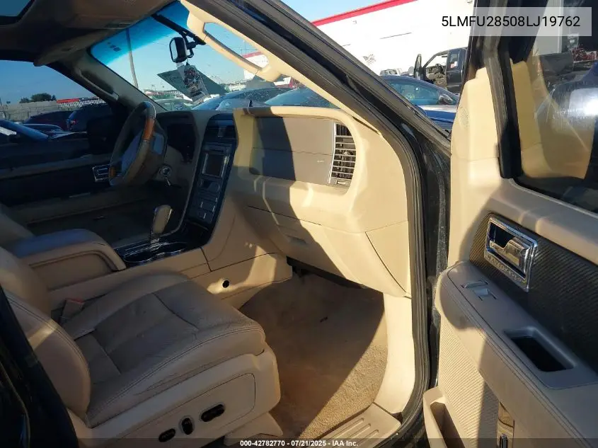 2008 Lincoln Navigator VIN: 5LMFU28508LJ19762 Lot: 42782770