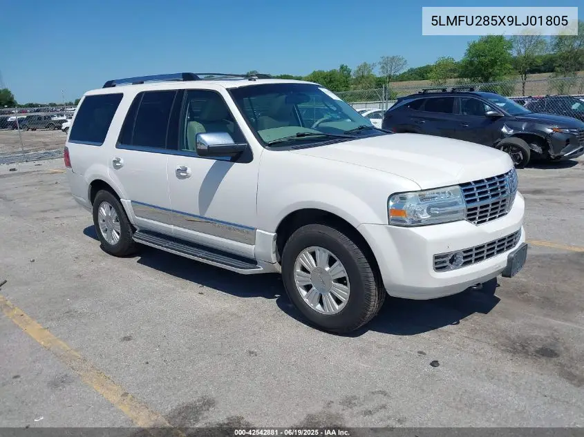 2009 Lincoln Navigator VIN: 5LMFU285X9LJ01805 Lot: 42542881