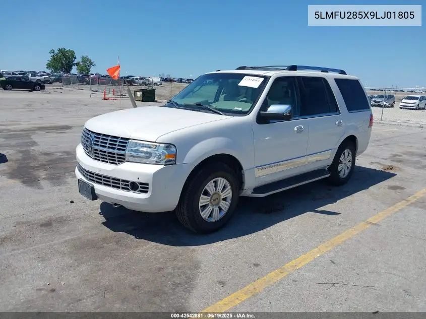 2009 Lincoln Navigator VIN: 5LMFU285X9LJ01805 Lot: 42542881