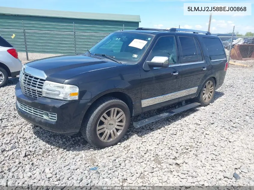 2011 Lincoln Navigator VIN: 5LMJJ2J58BEJ00868 Lot: 42171854