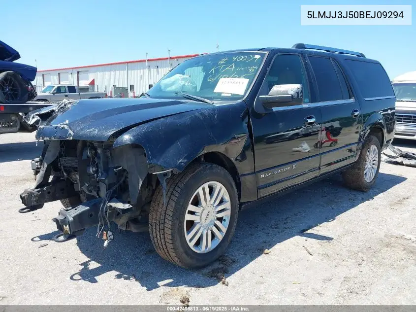 2011 Lincoln Navigator L VIN: 5LMJJ3J50BEJ09294 Lot: 42498813