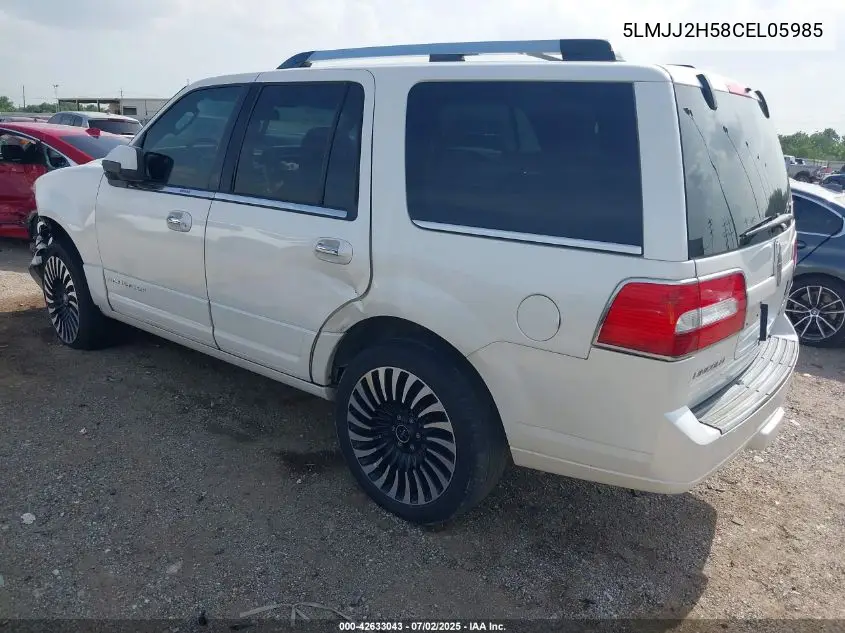 2012 Lincoln Navigator VIN: 5LMJJ2H58CEL05985 Lot: 42633043