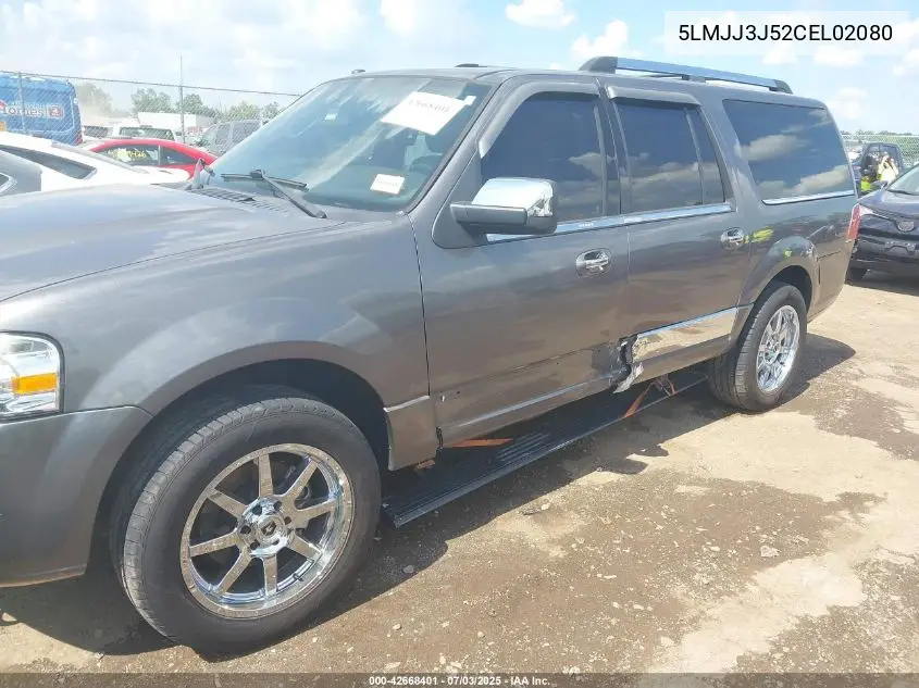 2012 Lincoln Navigator L VIN: 5LMJJ3J52CEL02080 Lot: 42668401