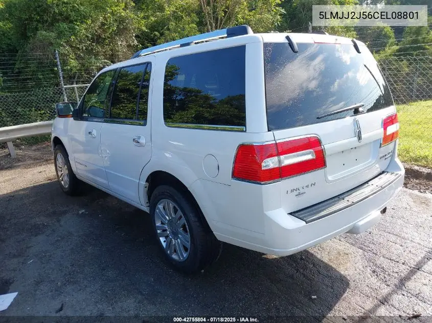 2012 Lincoln Navigator VIN: 5LMJJ2J56CEL08801 Lot: 42755804