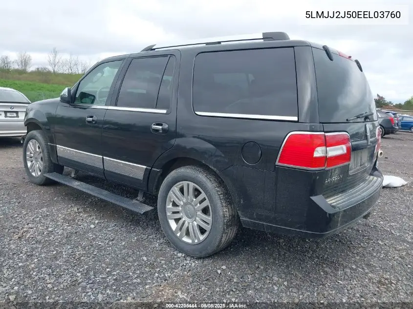 2014 Lincoln Navigator VIN: 5LMJJ2J50EEL03760 Lot: 42205444