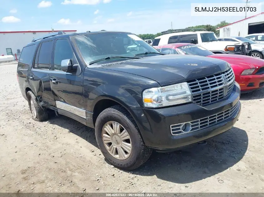 2014 Lincoln Navigator VIN: 5LMJJ2H53EEL01703 Lot: 42537223