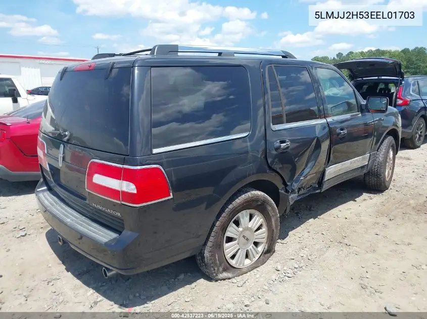2014 Lincoln Navigator VIN: 5LMJJ2H53EEL01703 Lot: 42537223
