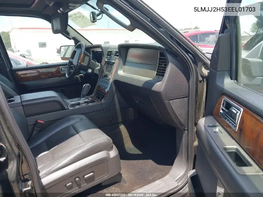 2014 Lincoln Navigator VIN: 5LMJJ2H53EEL01703 Lot: 42537223