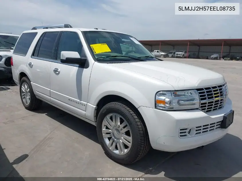 2014 Lincoln Navigator VIN: 5LMJJ2H57EEL08735 Lot: 42784823