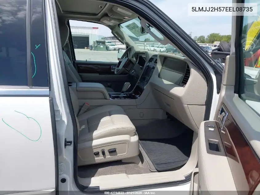 2014 Lincoln Navigator VIN: 5LMJJ2H57EEL08735 Lot: 42784823