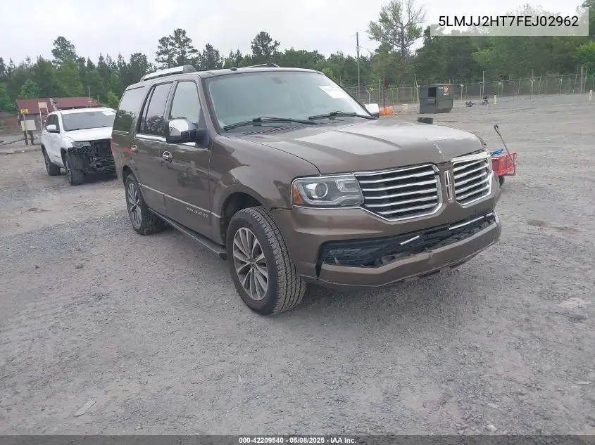 2015 Lincoln Navigator VIN: 5LMJJ2HT7FEJ02962 Lot: 42209540