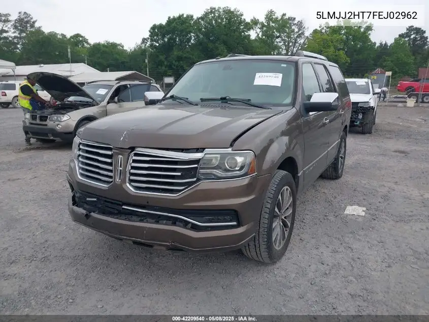 2015 Lincoln Navigator VIN: 5LMJJ2HT7FEJ02962 Lot: 42209540