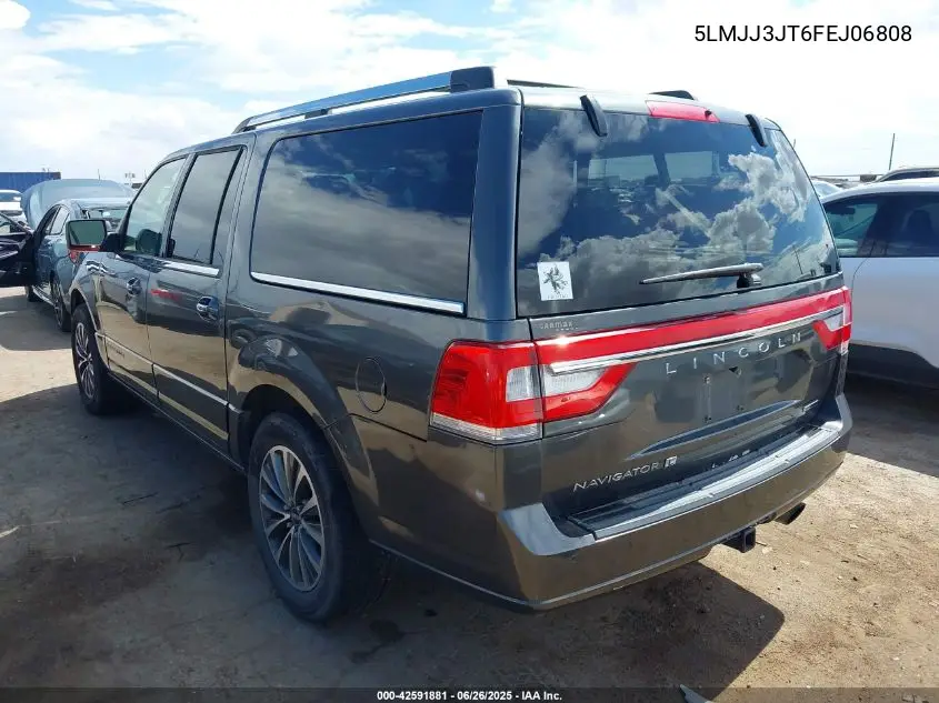 2015 Lincoln Navigator L VIN: 5LMJJ3JT6FEJ06808 Lot: 42591881