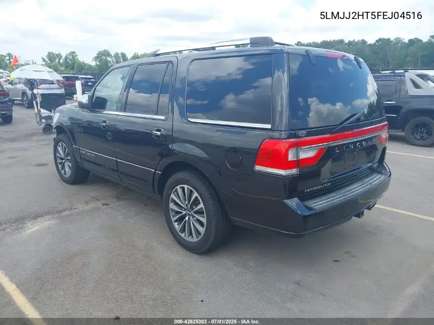2015 Lincoln Navigator VIN: 5LMJJ2HT5FEJ04516 Lot: 42625303