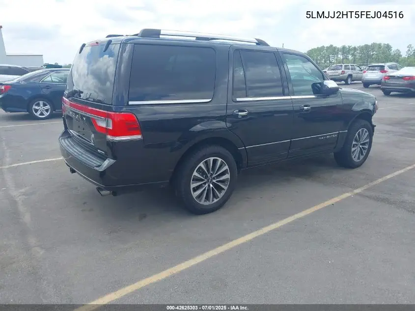 2015 Lincoln Navigator VIN: 5LMJJ2HT5FEJ04516 Lot: 42625303