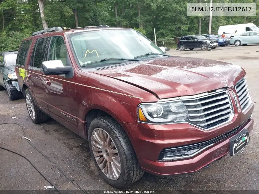 2015 Lincoln Navigator VIN: 5LMJJ2JT4FEJ12617 Lot: 42748323