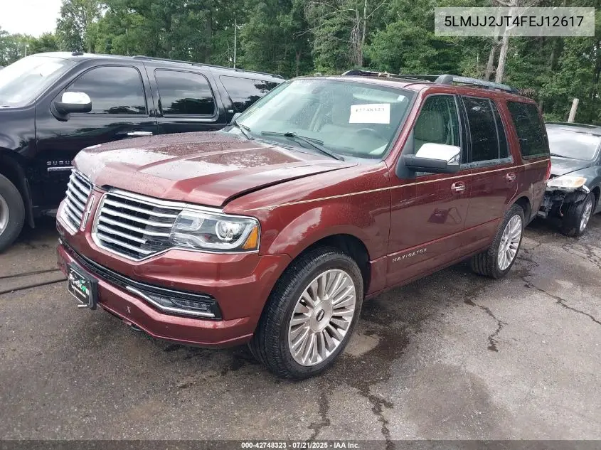 2015 Lincoln Navigator VIN: 5LMJJ2JT4FEJ12617 Lot: 42748323