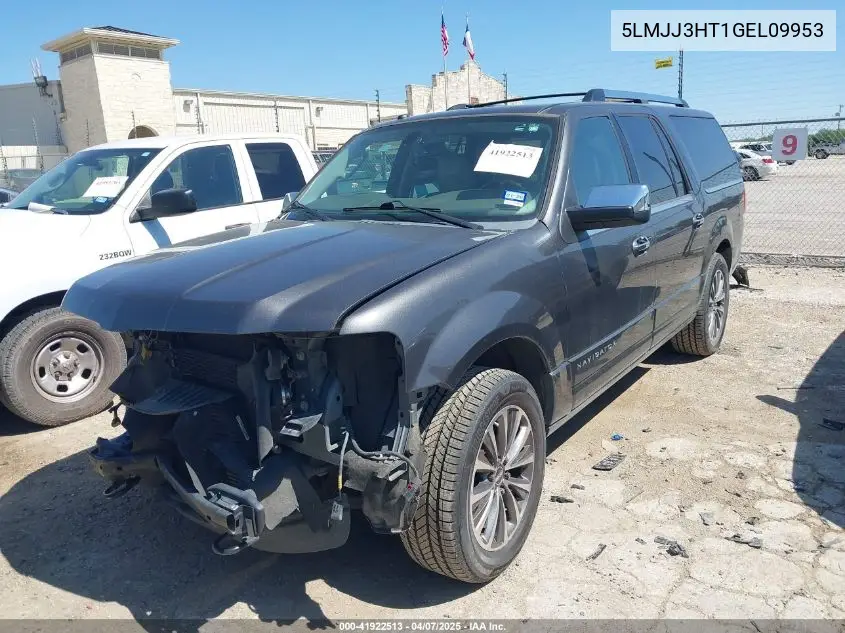 2016 Lincoln Navigator L Select VIN: 5LMJJ3HT1GEL09953 Lot: 41922513