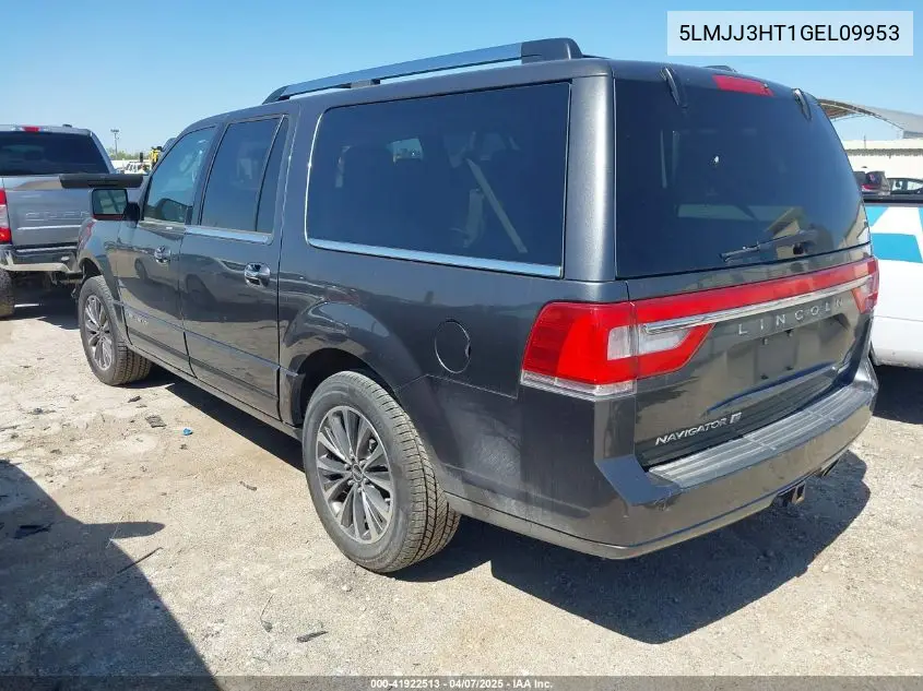 2016 Lincoln Navigator L Select VIN: 5LMJJ3HT1GEL09953 Lot: 41922513