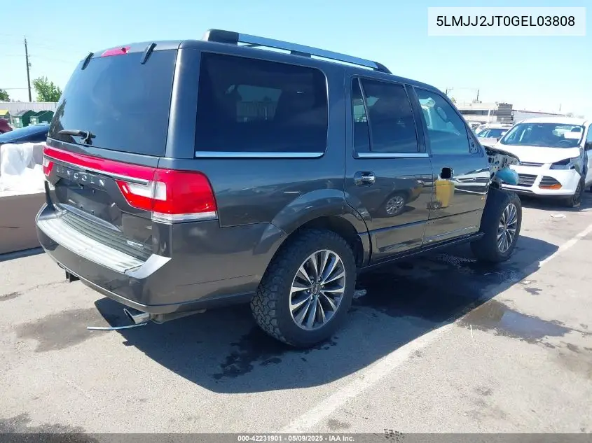 2016 Lincoln Navigator Select VIN: 5LMJJ2JT0GEL03808 Lot: 42231901