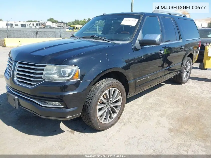2016 Lincoln Navigator L Select VIN: 5LMJJ3HT2GEL00677 Lot: 42533277
