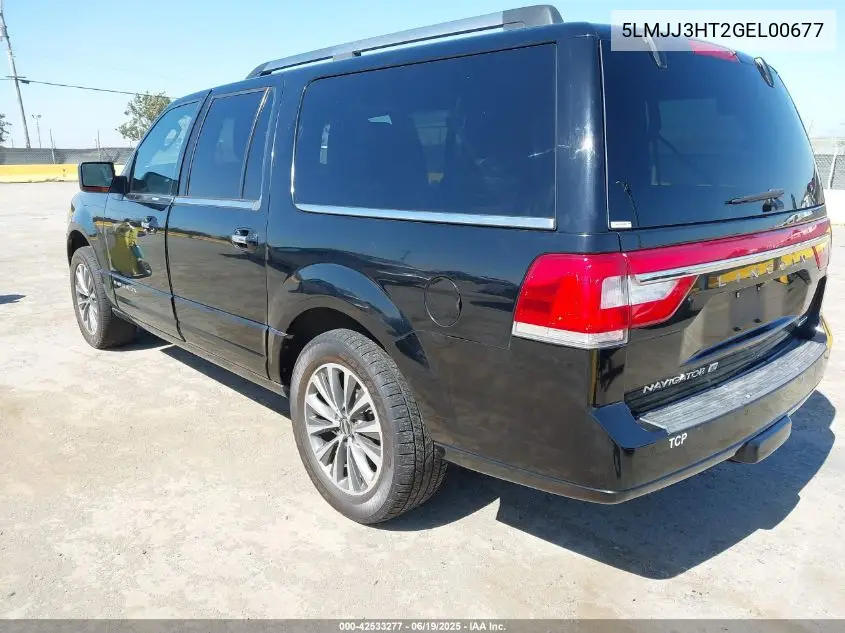 2016 Lincoln Navigator L Select VIN: 5LMJJ3HT2GEL00677 Lot: 42533277