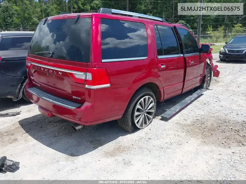2016 Lincoln Navigator Select VIN: 5LMJJ2HTXGEL06575 Lot: 42731918