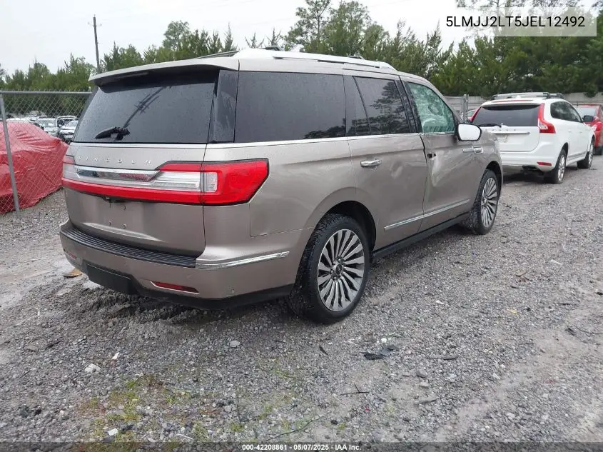 2018 Lincoln Navigator Reserve VIN: 5LMJJ2LT5JEL12492 Lot: 42208861