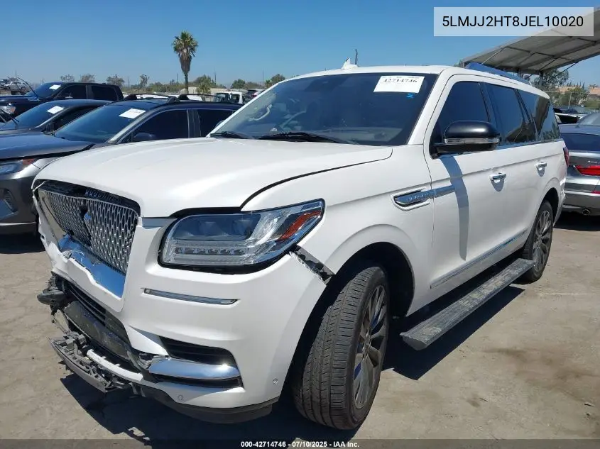 2018 Lincoln Navigator Select VIN: 5LMJJ2HT8JEL10020 Lot: 42714746