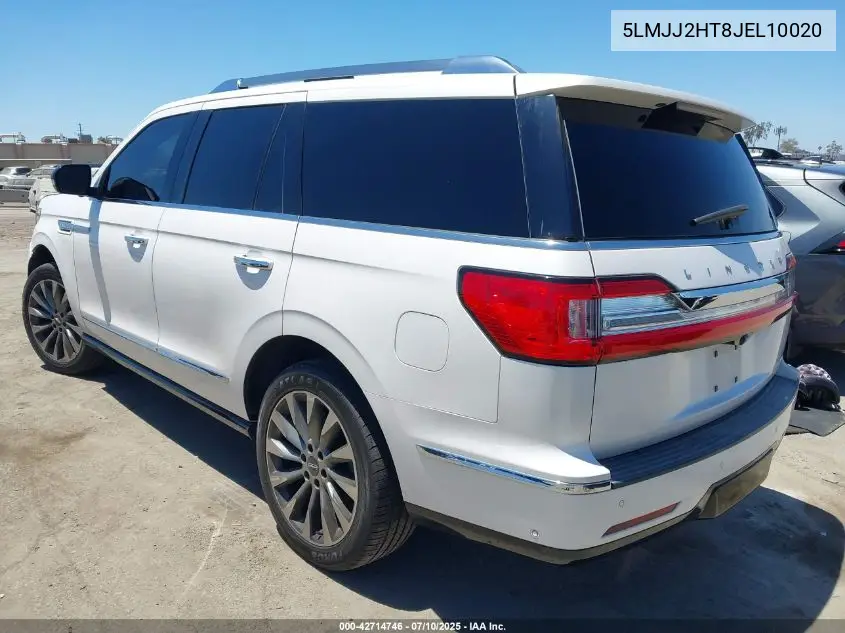 2018 Lincoln Navigator Select VIN: 5LMJJ2HT8JEL10020 Lot: 42714746
