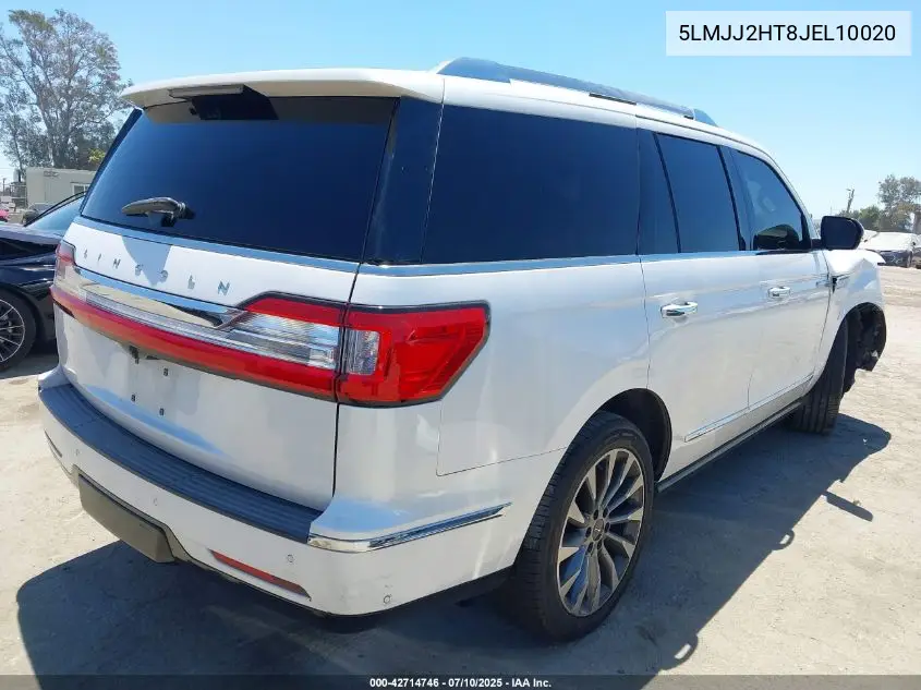 2018 Lincoln Navigator Select VIN: 5LMJJ2HT8JEL10020 Lot: 42714746