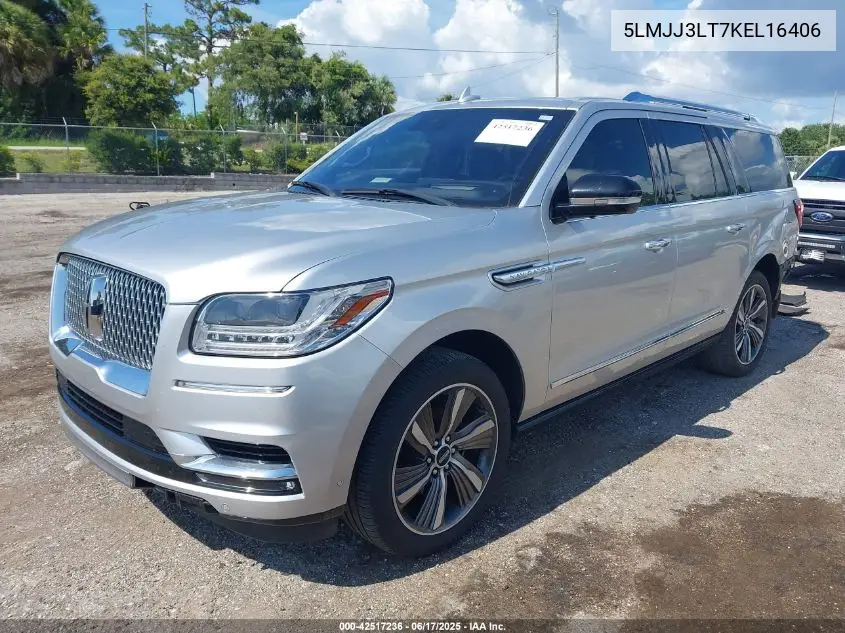 2019 Lincoln Navigator L Reserve VIN: 5LMJJ3LT7KEL16406 Lot: 42517236
