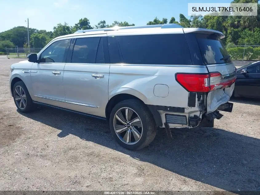 2019 Lincoln Navigator L Reserve VIN: 5LMJJ3LT7KEL16406 Lot: 42517236