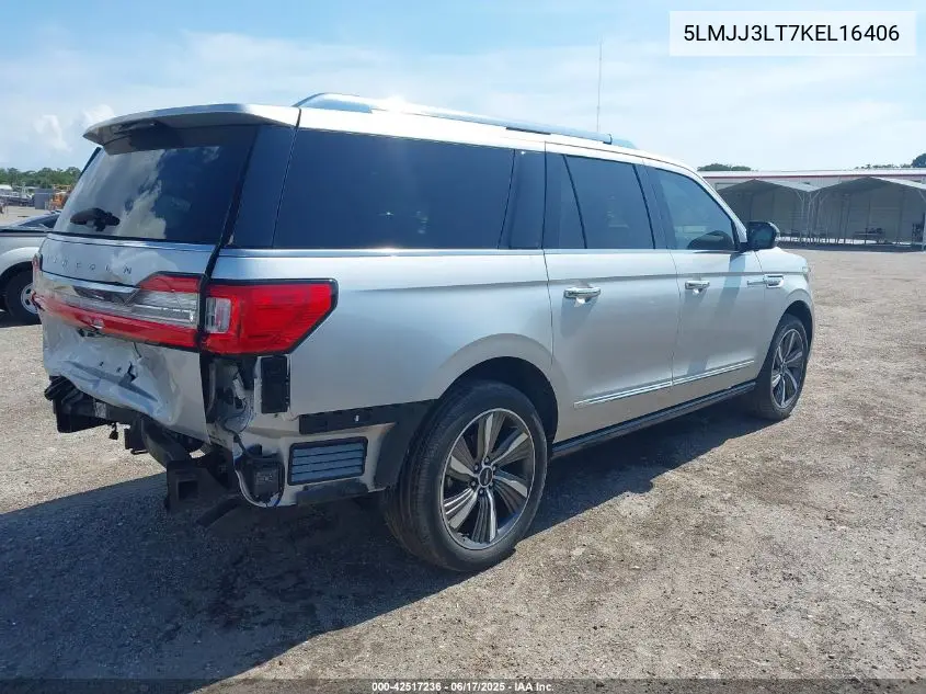 2019 Lincoln Navigator L Reserve VIN: 5LMJJ3LT7KEL16406 Lot: 42517236