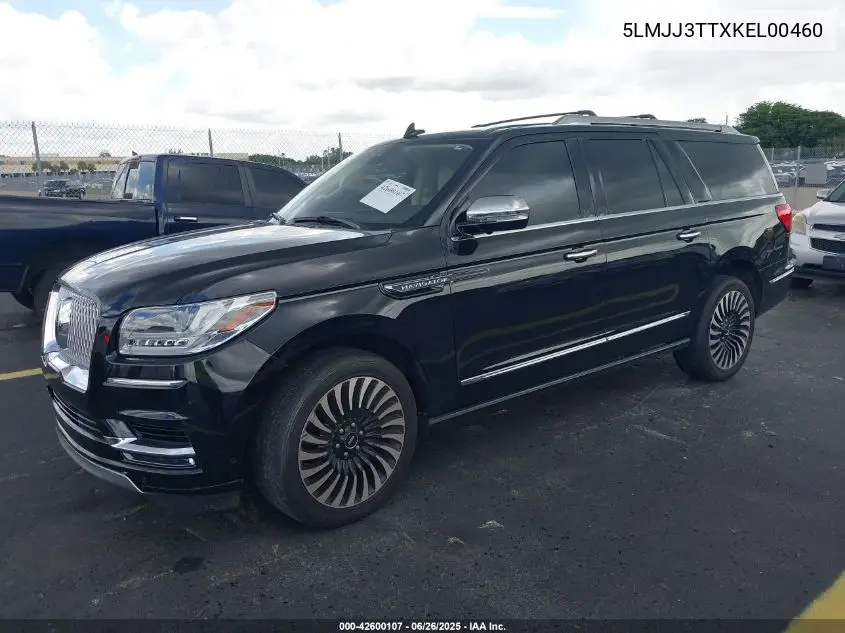 2019 Lincoln Navigator L Black Label VIN: 5LMJJ3TTXKEL00460 Lot: 42600107