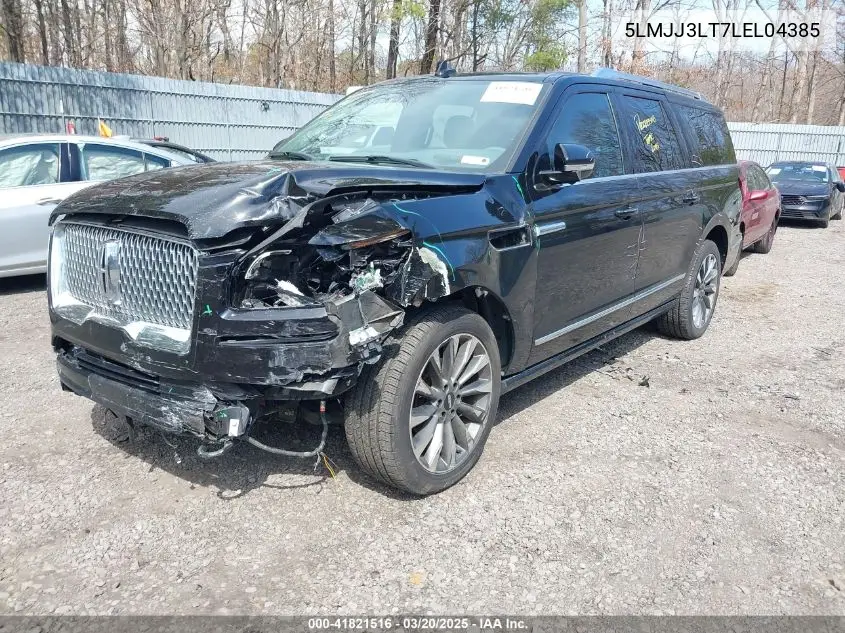 2020 Lincoln Navigator Reserve L VIN: 5LMJJ3LT7LEL04385 Lot: 41821516