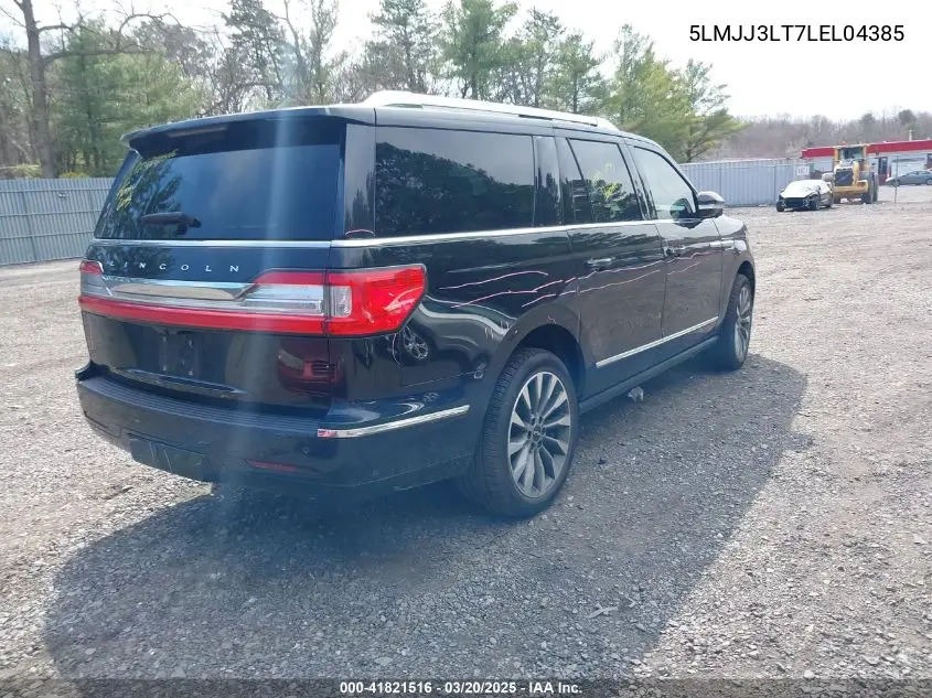 2020 Lincoln Navigator Reserve L VIN: 5LMJJ3LT7LEL04385 Lot: 41821516